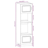 7 Piece Kitchen Cabinet Set Kalmar High Gloss White Engineered Wood 3314733
