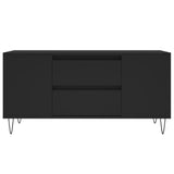 Coffee Table Black 102x44.5x50 cm Engineered Wood 830997