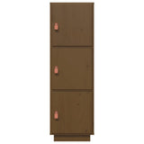 Highboard Honey Brown 34x40x108.5 cm Solid Wood Pine 820170