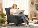 132&deg Recliner Armchair, with Extended Footrest - Dark Grey T3398P424905