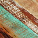 Rectangular Table Top 60x140 cm 15-16 mm Solid Reclaimed Wood 286047