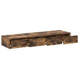 Bed Drawers Smoked Oak 120 x 36.5 x 16.5 cm Engineered Wood 866943