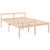 Senior Bed without Mattress Small Double Solid Wood 3195516