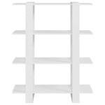 Book Cabinet/Room Divider White 100x30x123.5 cm 811538