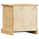 ZNTS Bedside Cabinet VIGO 42x35x42 cm Solid Wood Pine 353154