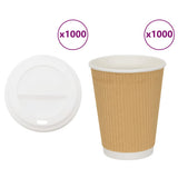 Paper Coffee Cups with Lids 1000 pcs 16oz 400ml 3325226