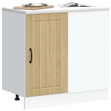 Kitchen Base Cabinet Lucca Sonoma Oak Engineered Wood 854311