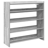 Shoe Rack Grey Sonoma 80x25x81 cm Engineered Wood 859910