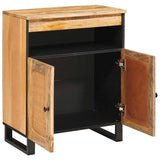 Sideboard with Storage Brown 60 x 33 x 75 cm Solid Mango Wood 4018069