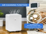 2000mL Portable Dehumidifier with Air Purifier, 24H Timer, 5 Modes, 10L/Day, for Home Laundry, White T3398P342286