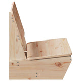Garden Chairs 2 pcs 60x64x70.5 cm Solid Wood Pine 859312
