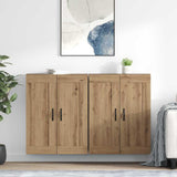 Wall-mounted Cabinet 2 pcs Artisan Oak 69.5 x 34 x 90 cm 3415575