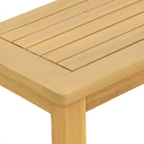 Garden Console Table Light Acacia 110 x 40 x 75 cm 42026790