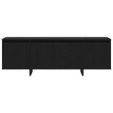 TV Cabinet Black Oak 120 x 30 x 40.5 cm Engineered Wood 862709