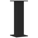 Speaker Stands 2 pcs Black 30x30x80 cm Engineered Wood 852664
