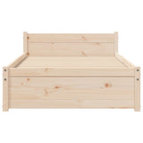 Bed Frame without Mattress Solid Wood 100x200 cm 815034