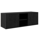 TV Cabinet Black Oak 100 x 31.5 x 35 cm Engineered Wood 881158