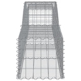 Arched Gabion Baskets 8 pcs 400x50x40/60 cm Galvanised Iron 3146963