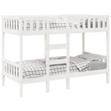 Bunk Bed White 80x200 cm Solid Wood Pine 3308599