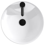 Bathroom Wash Basin Matte Black 40.5 x 40.5 x 15 cm Metal 890233