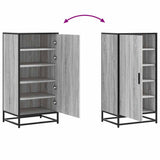 Shoe Rack Grey Sonoma 48x38x97.5 cm Engineered Wood 849202