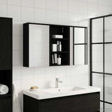Bathroom Cabinet Set 3 pcs 126 x 16 x 62.5 cm Engineered wood 3403825