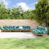 6 Piece Garden Lounge Set Impregnated Wood Pine 3186612