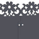 Lawn Edgings 10 pcs Anthracite 103 x 0.05 x 22 cm Steel 874771