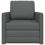 Sofa Bed Dark Grey 74 x 77 x 81 cm Fabric 4106622