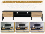 175*39.5*53cm TV cabinet, TV board, TV console with 2 cabinets and open storage space, TV table, TV N605P417177N