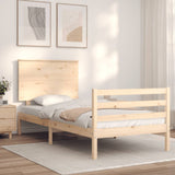 Bed Frame without Mattress Small Single Solid Wood 3195181