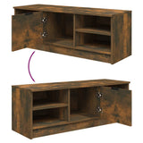 TV Cabinet Smoked Oak 102x35.5x36.5 cm Engineered Wood 817084