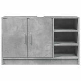 Sink Cabinet Concrete Grey 90x29x55 cm Engineered Wood 848125