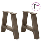 Coffee Table Legs A-Shaped 2 pcs 40x cm Steel 4012815