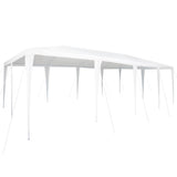 Party Tent White 800 x 400 x 266 cm Polyethylene and Steel 42003437