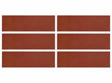 Stepping Stone 6 pcs Red 60.5 x 25 x 2 cm Rubber 42030079