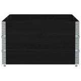 Garden Planter Black 150x100 cm Solid Wood Pine 3295440