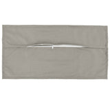 Cushion Cover 12 pcs HOUTEN Grey 40 x 80 cm Polyester 918294