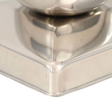 Post Caps 6 pcs Globe Final Stainless Steel 91x91 mm 145495