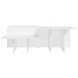 Coffee Tables 2 pcs White Engineered Wood 3216149