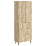 Cabinet Set 2 pcs Sonoma Oak 66 x 34.5 x 90 cm Engineered Wood 3416720