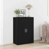 Sideboard Black Oak 60 x 31 x 84 cm Engineered Wood 862263