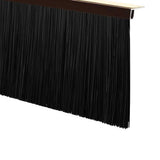 Self-adhesive Door Brush Seals 12 pcs Brown 100 cm 42019435