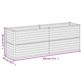 Garden Raised Bed 196 x 50 x 69 cm 151985