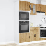 Oven Cabinets 2 pcs Lucca Artisan Oak Engineered Wood 3315050