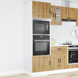 Oven Cabinets 2 pcs Lucca Artisan Oak Engineered Wood 3315050