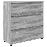 Storage Cabinet Grey Sonoma 80 x 31 x 81 cm Engineered Wood 888853