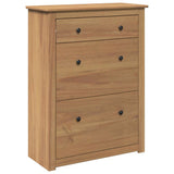 Shoe Cabinet PANAMA 80x35x105 cm Solid Wood Pine 4016392