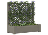 Big Planter with Trellis Grey 99.5 x 43 x 133.5 cm PP 42041723