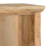 Highboard with Door 45x32x110 cm Solid Mango Wood 289098